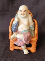 Laughing Porcelain Buddha
