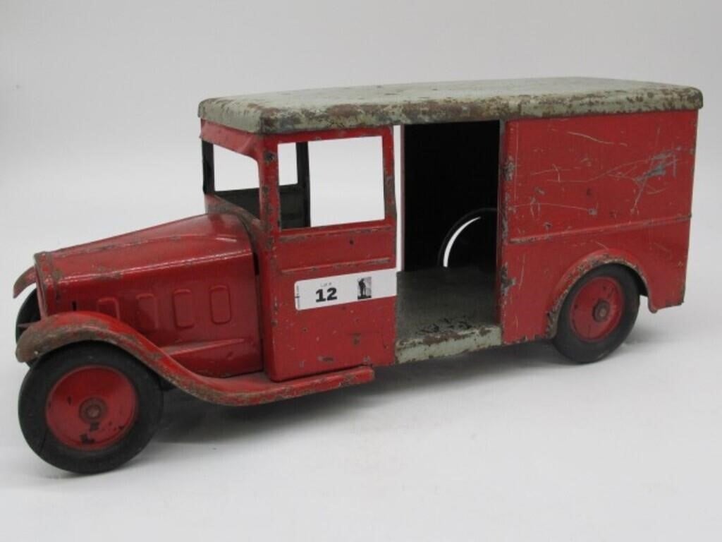 RARE 1930'S STEELCRAFT DELIVERY VAN 19 IN LONG