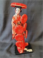 Japanese Geisha Doll in Kimono