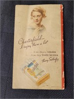 1934 Chesterfield Cigarette / Bridge Advertisement