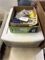 Box & Tote of Assorted Automotive Items