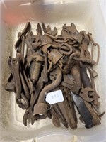 Tote of Antique Wrenches