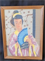 Painting of Asian Lady
