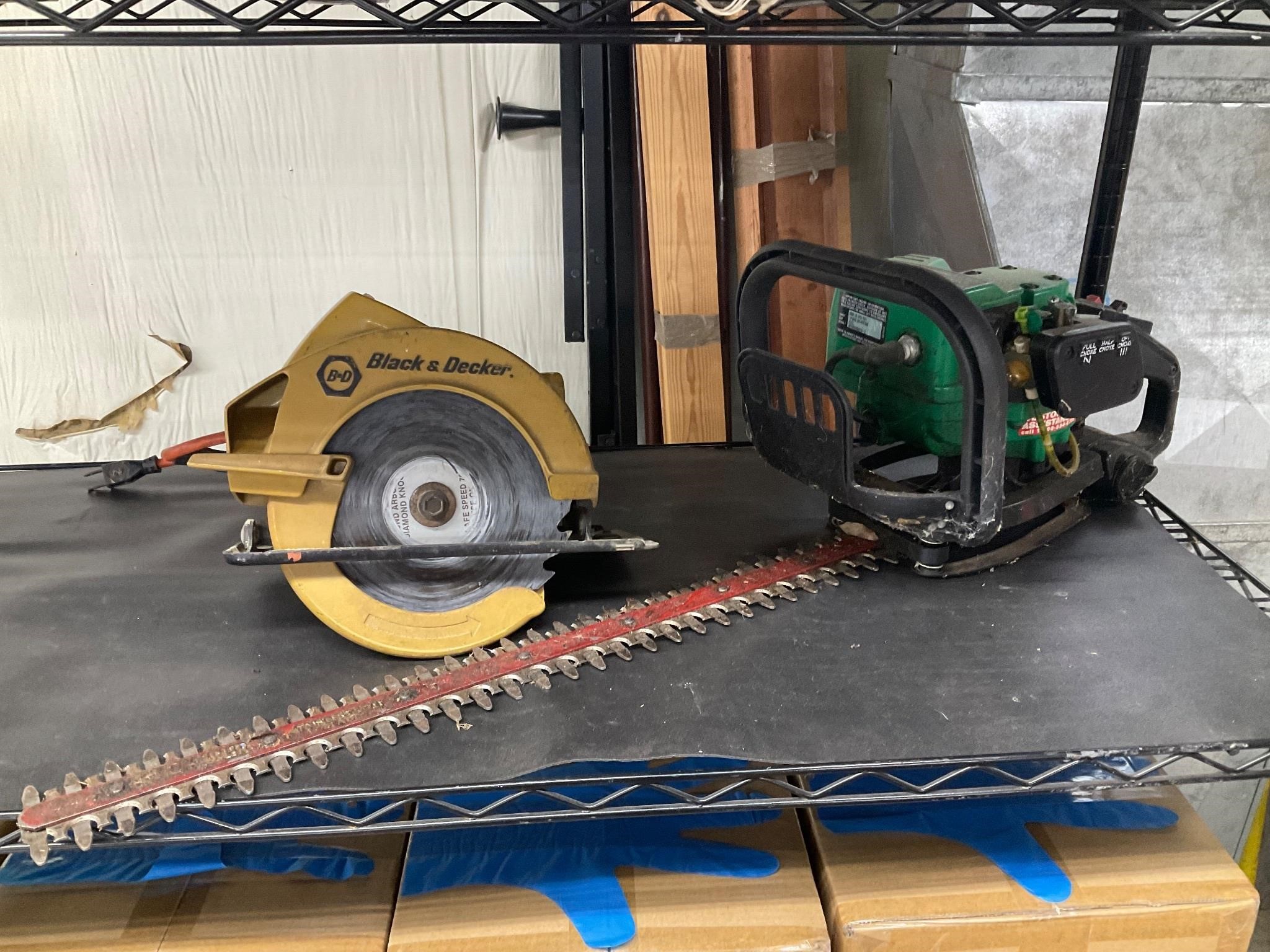 Saw and hedge trimmer
