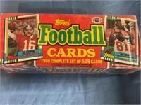 Topps 1990 Football trading cards