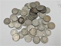 1883-1912 Some Years Missing V Nickel Coins