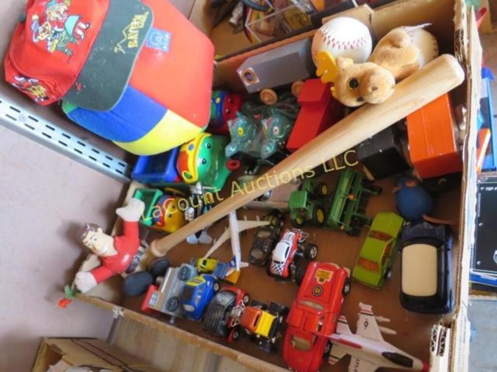 assorted childrens toys
