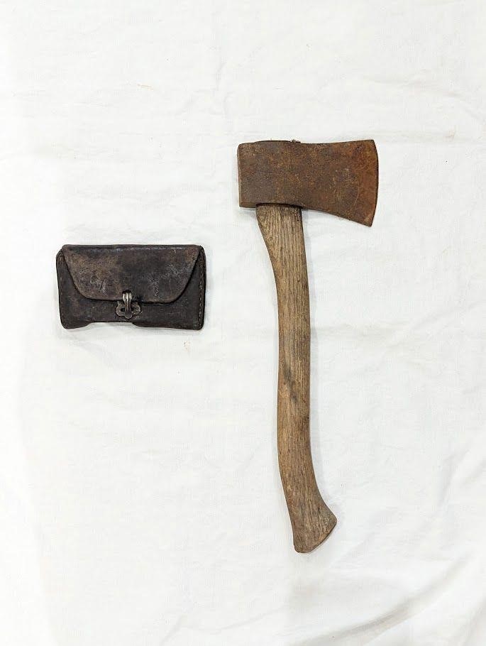 Wooden Handle Axe with Cover