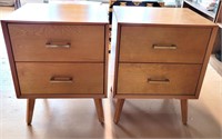 Vintage Pair of Wooden Night Stands