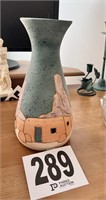 Pottery Vase Signed(US Bedroom)