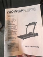 Pro Form 785Ex Tread Mill(Garage)