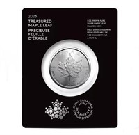 2022 Treasured Maple Leaf .9999 Fine Pure Silver $