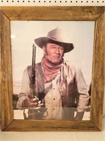 Framed John Wayne Poster