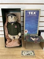Texaco adverting TEX Full Service Teddy Bear