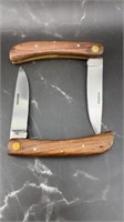 Two Wooden Style Knives