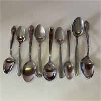 9 Pc Stainless Steel Spoons