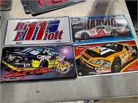 4 NASCAR tags