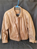 Men's Large Brown Leather Jacket