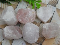 ROSE QUARTZ ROCK STONE LAPIDARY SPECIMEN