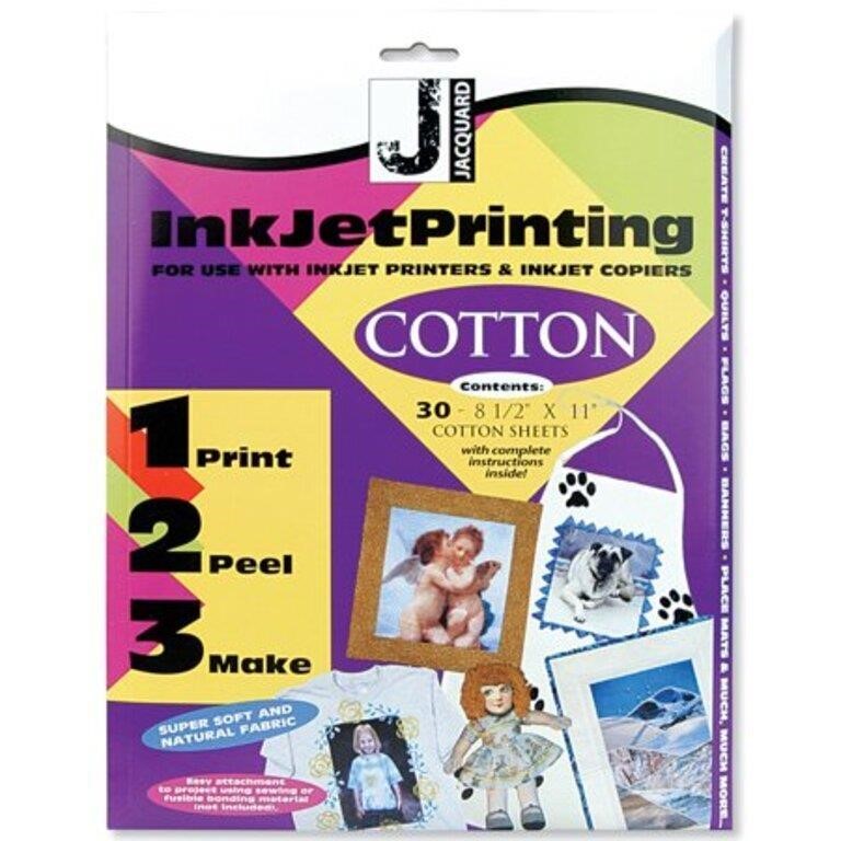 Printed Treasures Ink Jet Fabric Sheets 8.5X11 10/