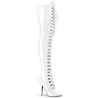 Pleaser SEDUCE-3024 Single Soles : Thigh High Boot