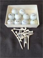 New Golf Balls and Tees
