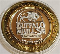 LIMITED EDITION  RARE CASINO SILVER TOKEN (11)