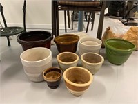 LOT Small/Medium Ceramic Planters
