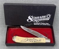 Schrade Scrimshaw Knife