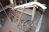 Iron wheels & cultivator