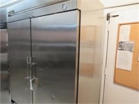 True SS 2 Door Upright Freezer Commerical
