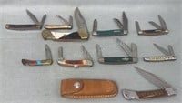 Various Brands of Pocket Knives