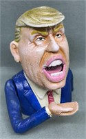 7 in Cast Iron Trump Mechanical Bank
