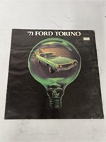 Original 1971 Ford Torino dealership advertising