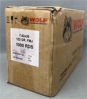 1000 Rd Case Wolf 7.62x39mm 122 Gr FMJ