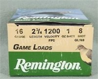 Remington Game Loads 16GA, 25Rds