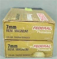 2× - Federal 7mm, 20Rds/box