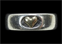 Waldeck Johnson sterling silver band style ring