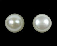 9mm Pearl post earrings