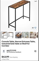 Console Table, Narrow Entryway Table