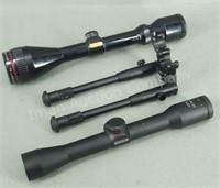 Barrel Mount Bipod and Simmons Scopes