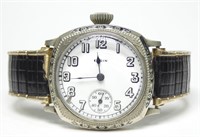 Elgin vintage wrist watch in fancy case, runs