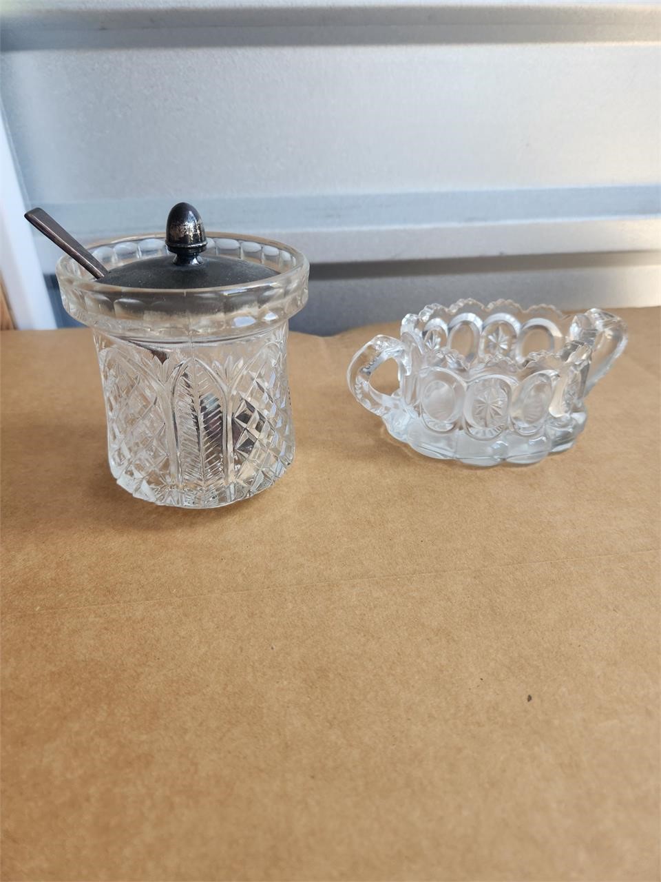 Vtg. Glass Condiment Lot