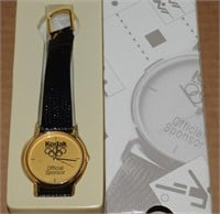 Vtg Kodak Olympics Sponsor Wrist Watch