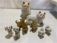 Cat & Dog Figurines