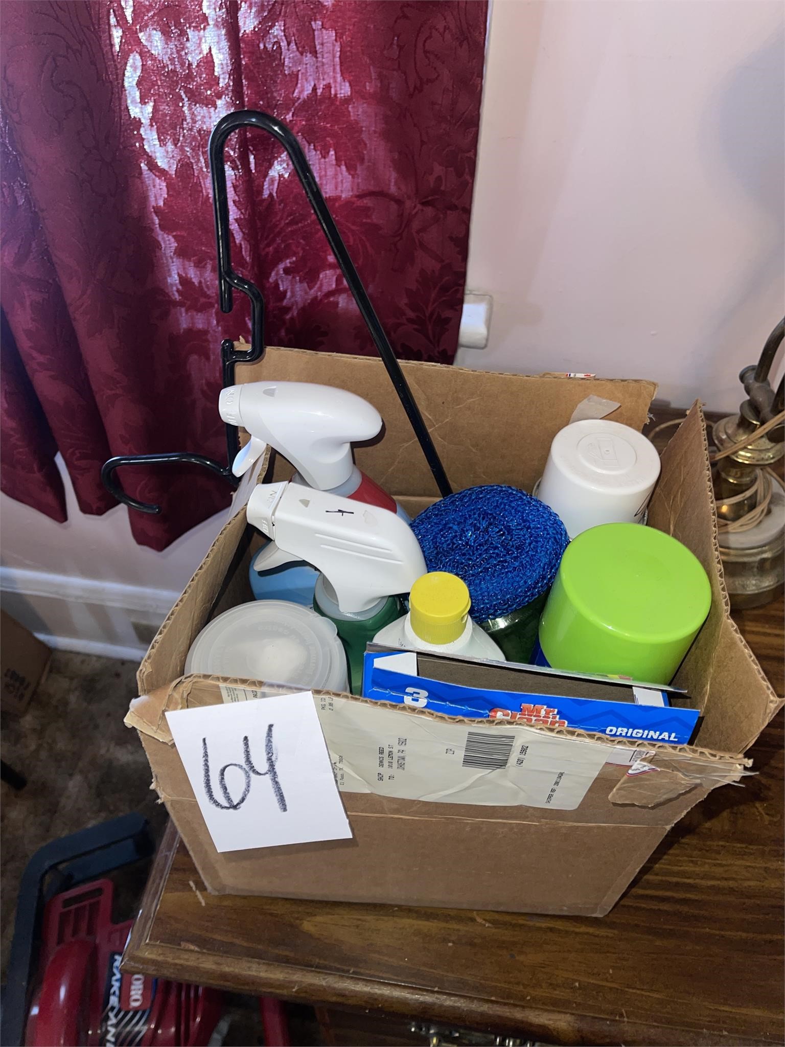 cleaning supplies box lot