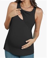 New (Size M) Women's V Neck Maternity Tops Short