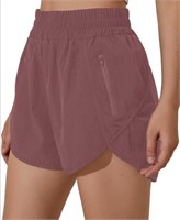 New (Size M) Women's Athletic Shorts High Waisted