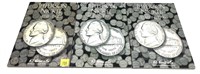 Partial set of Jefferson nickels,1939-2017, 68 pcs