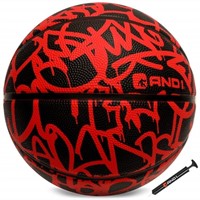 AND1 Fantom Rubber Basketball & Pump (Graffiti Ser